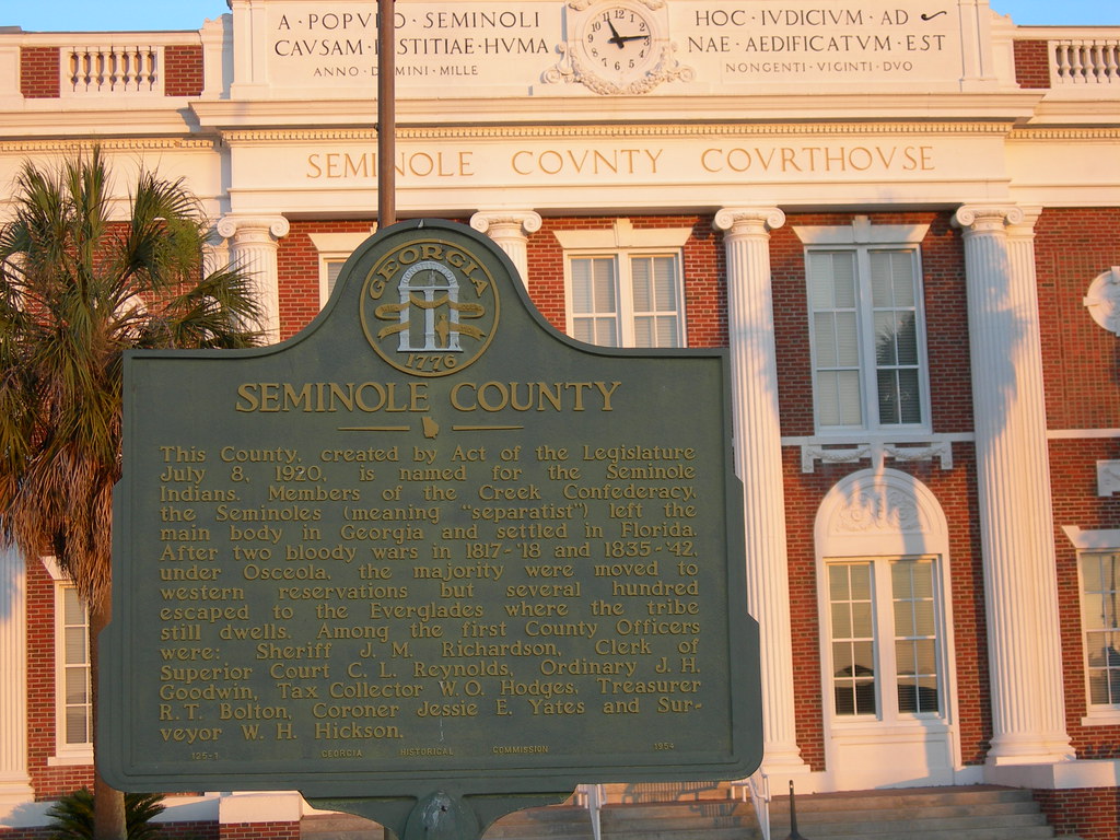 Seminole County Historic Marker Donalsonville, Any… Flickr