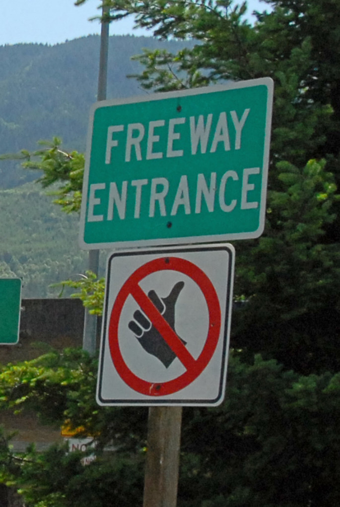 No Hitchhiking Eric Havir Flickr