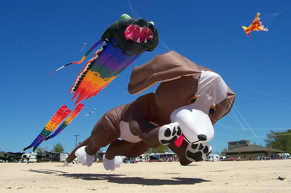 Dog Kite Kites in Grand Haven Michigan see all the kites h… Flickr