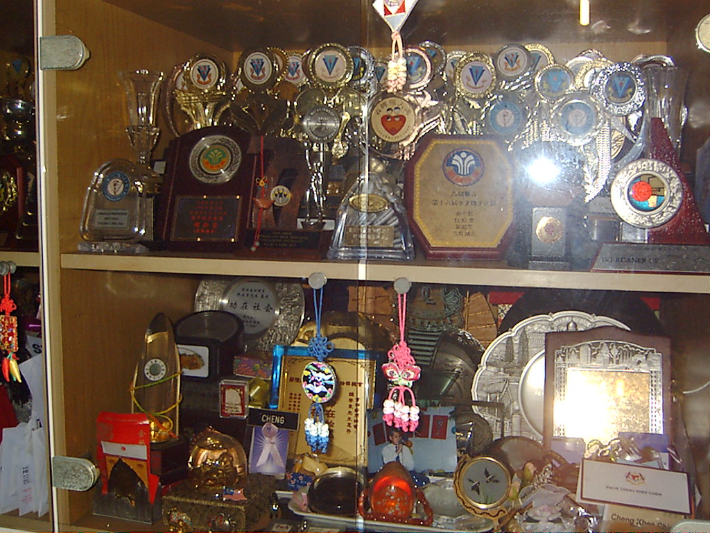 Medals and trophies Part of the collection. CLF Flickr