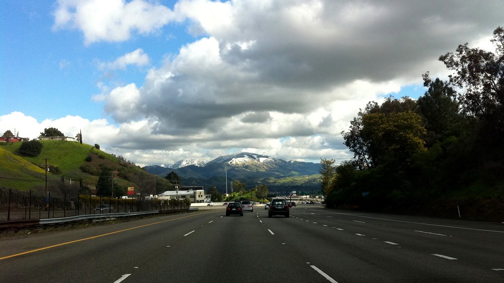 Snow on Mt. Diablo Tough California winter weather. Sergey Morozov