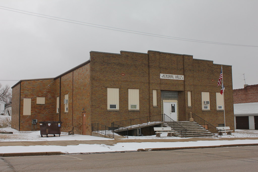 Memorial Hall Manilla, IA Tom McLaughlin Flickr