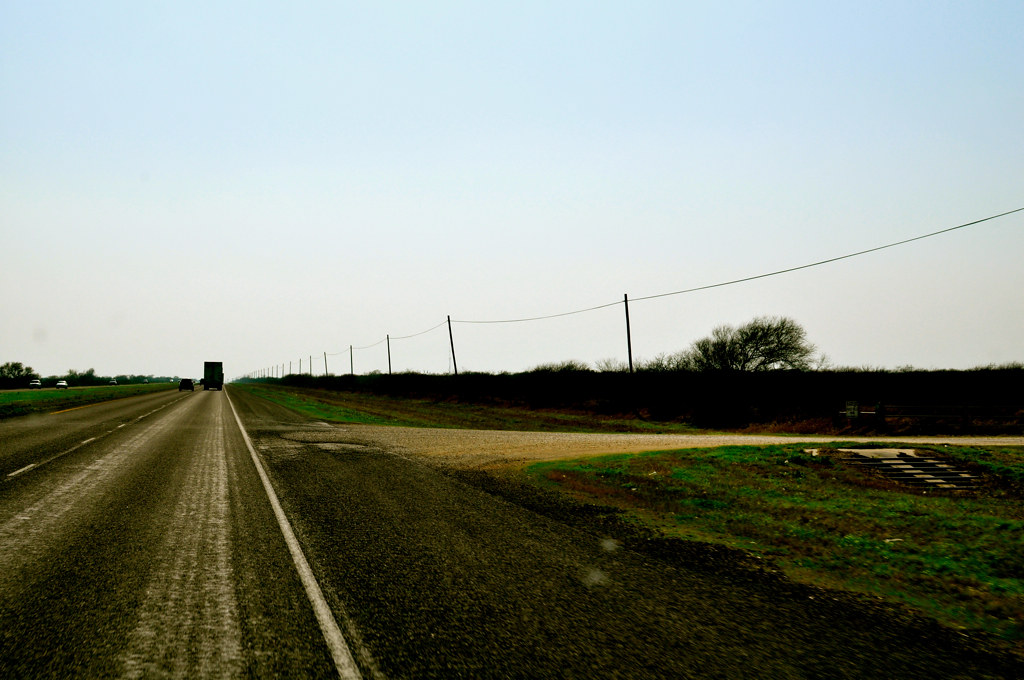 on the road I hit the road from Houston to Brownsville