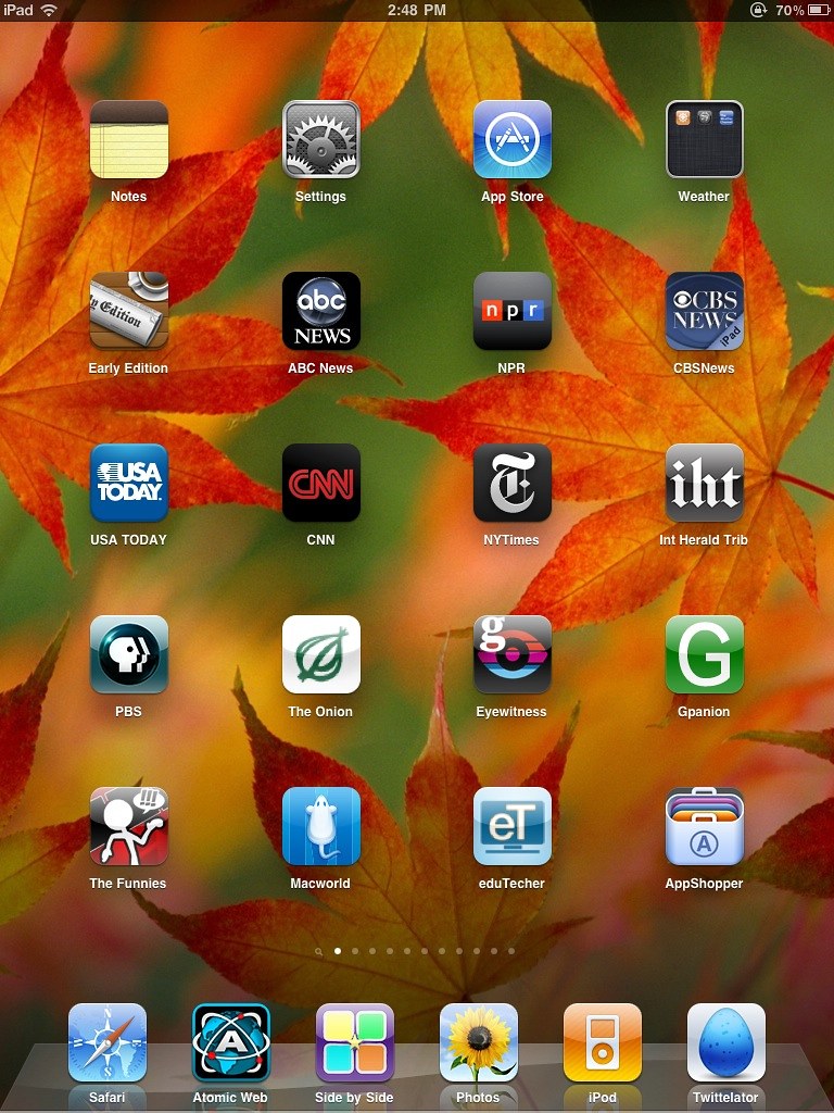 iPad Home Screen Read about my apps at justintimetech… Flickr