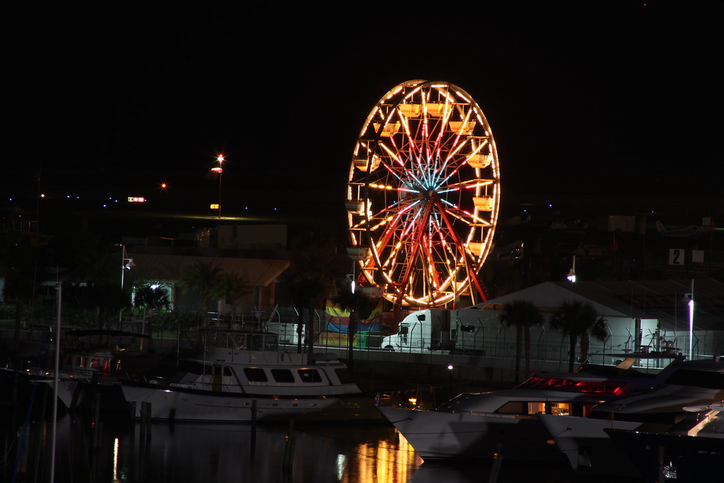 St. Petersburg, FL, Grand Prix Ferris Wheel Horiz Evening … Flickr