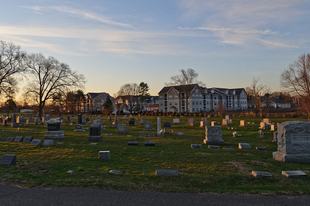 West Long Branch, New Jersey Sunrise over a local cemetery… Flickr