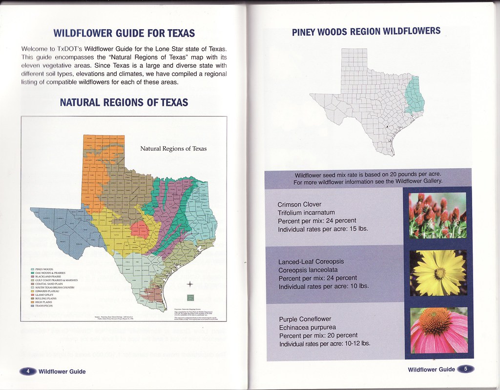 Texas Wildflower Zones One of several guide booklets I own… Flickr