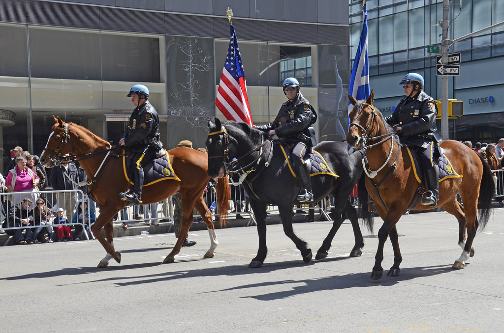 Picture Taken Of NYPD's (Mounted Unit) Leading The 13th An… Flickr