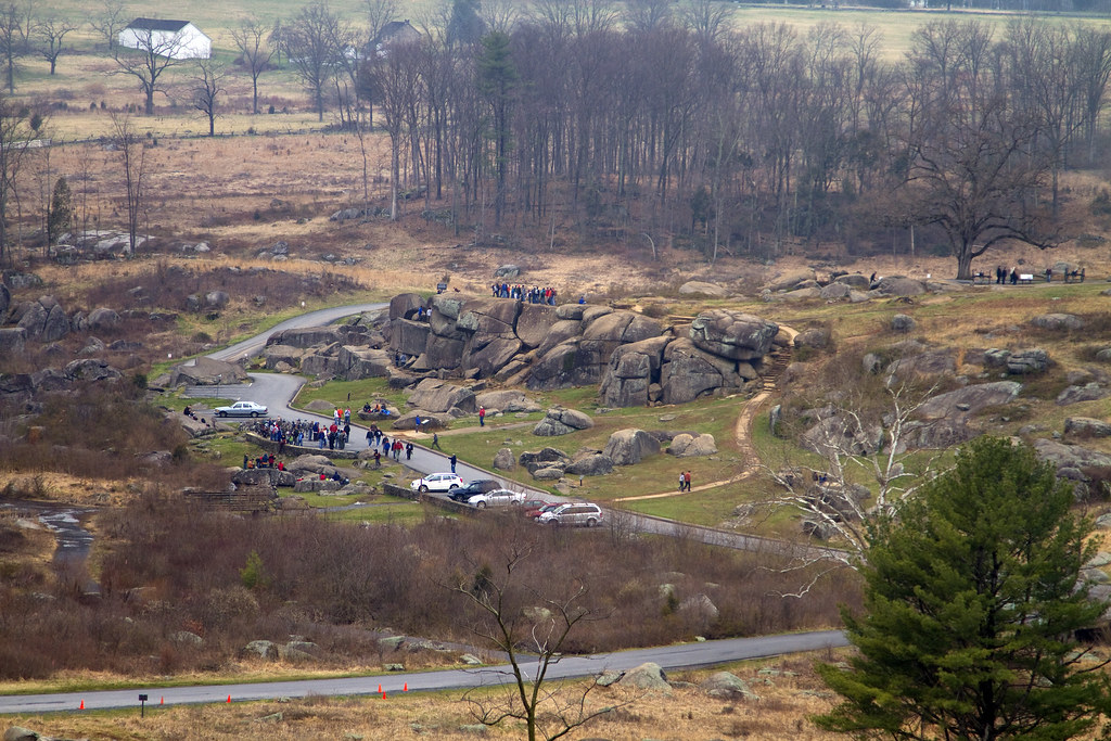 Devil's Den as seen from the top of Little Round Top in Ge… Flickr