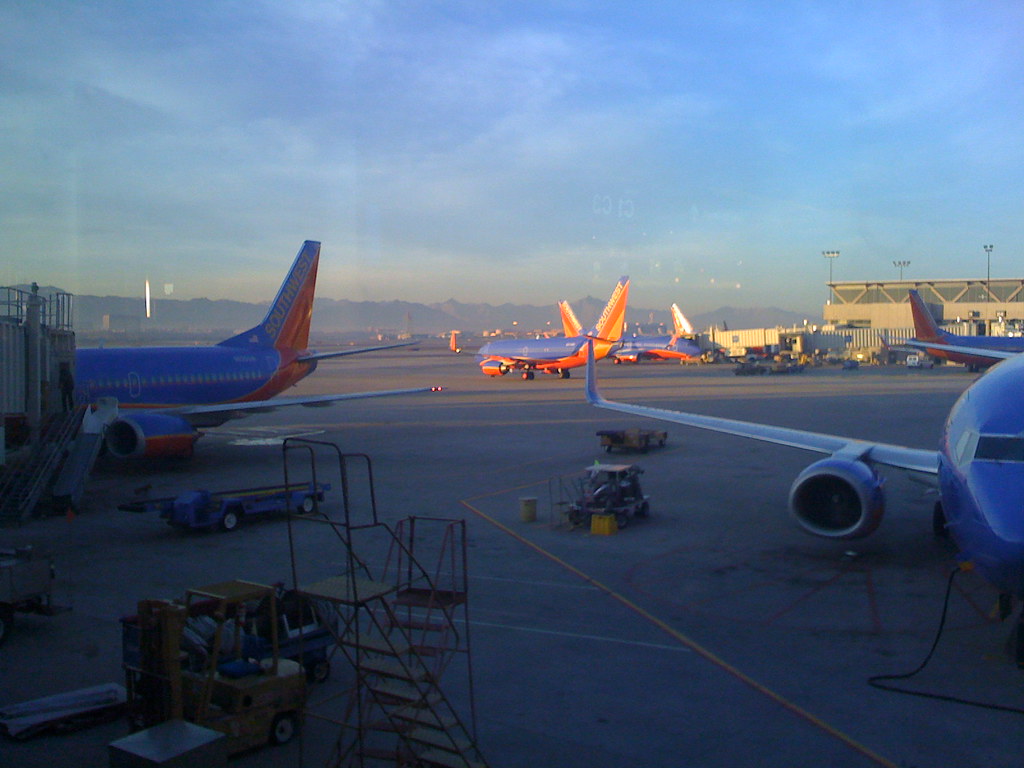 Southwest Airlines at Sky Harbor International Airport Phoenix Arizona