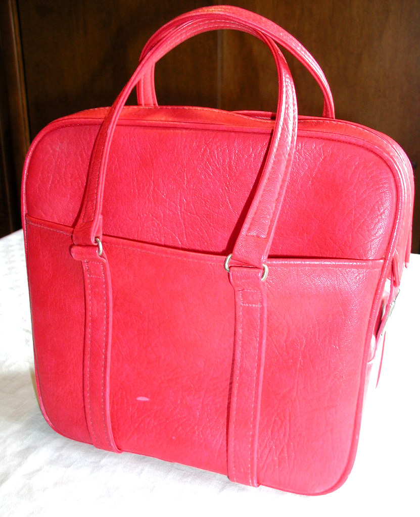 HOT PINK Samsonite Fashionaire Tote Vintage Suitcase Wit… Flickr
