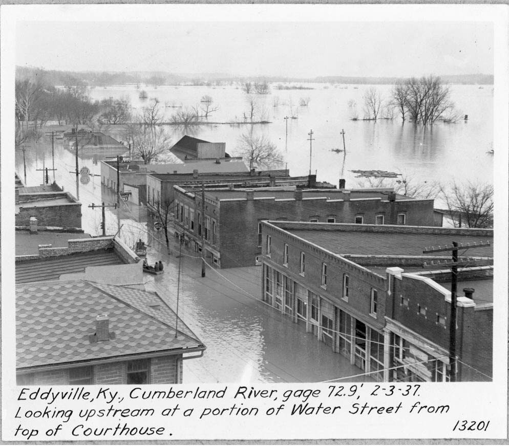 Cumberland River Flood 1937 Eddyville, Kentucky U.S. Arm… Flickr