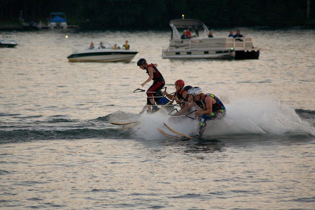 MinAquaBats Water Ski Show Minocqua, WI Mike Murray Flickr