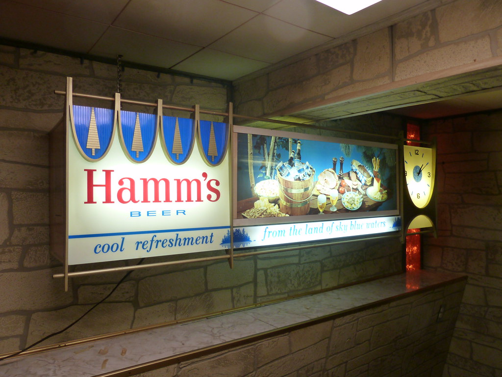 Hamm's Beer Sign Saw this at an estate sale on the northwe… Flickr