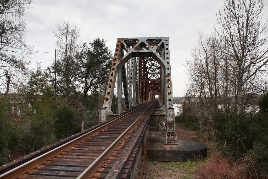 Wax Lake Outlet Railroad Bridge (Calumet, Louisiana) Flickr