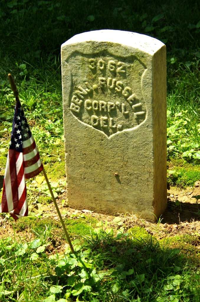 Headstone of Civil War Veteran Corporal Benjamin Russell, … Flickr