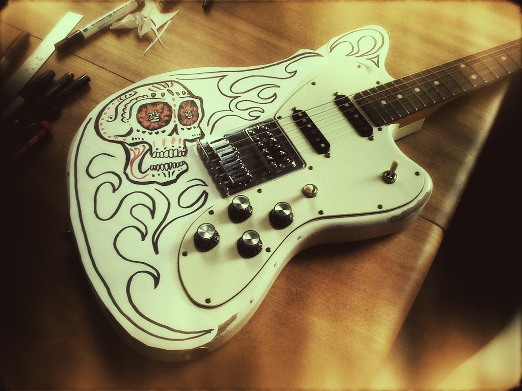 Guitar paint job idea andrewrjw Flickr