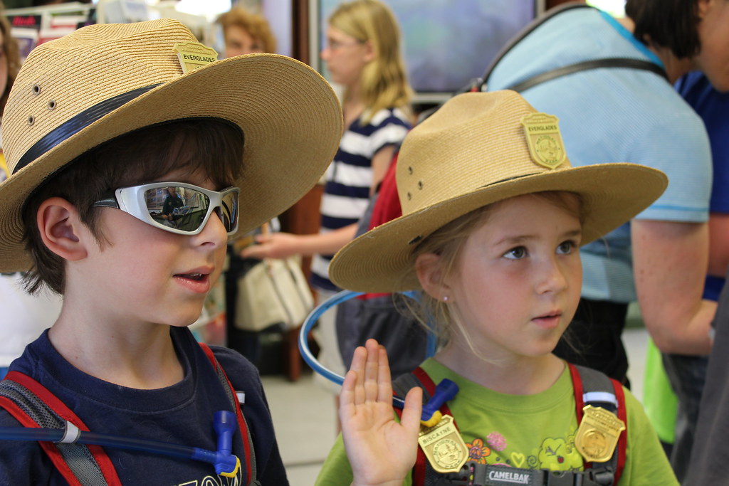 Swearing in Junior Rangers Everglades NP saraheparent Flickr