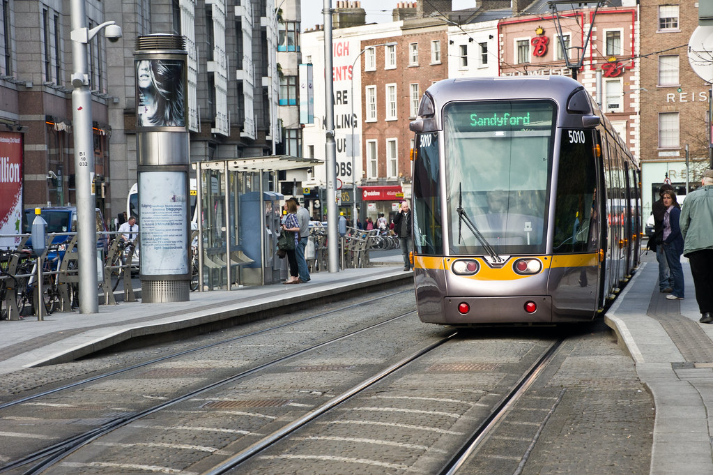 Harcourt Street Luas Stop I must admit that I really like … Flickr