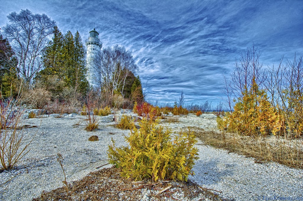 Cana Island Lighthouse Cana Island Lighthouse in Baileys H… Flickr