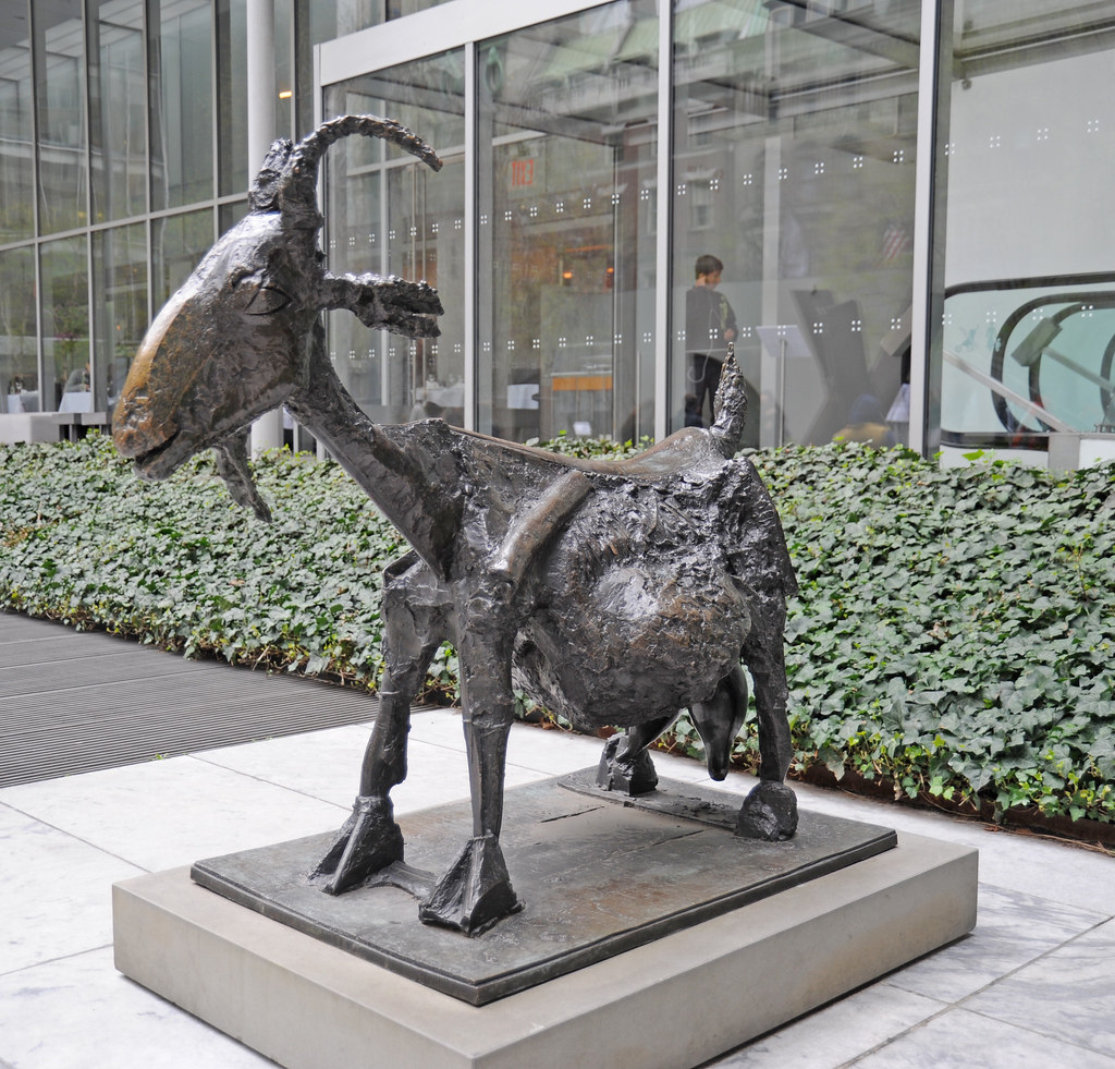 Picasso Goat Sculpture