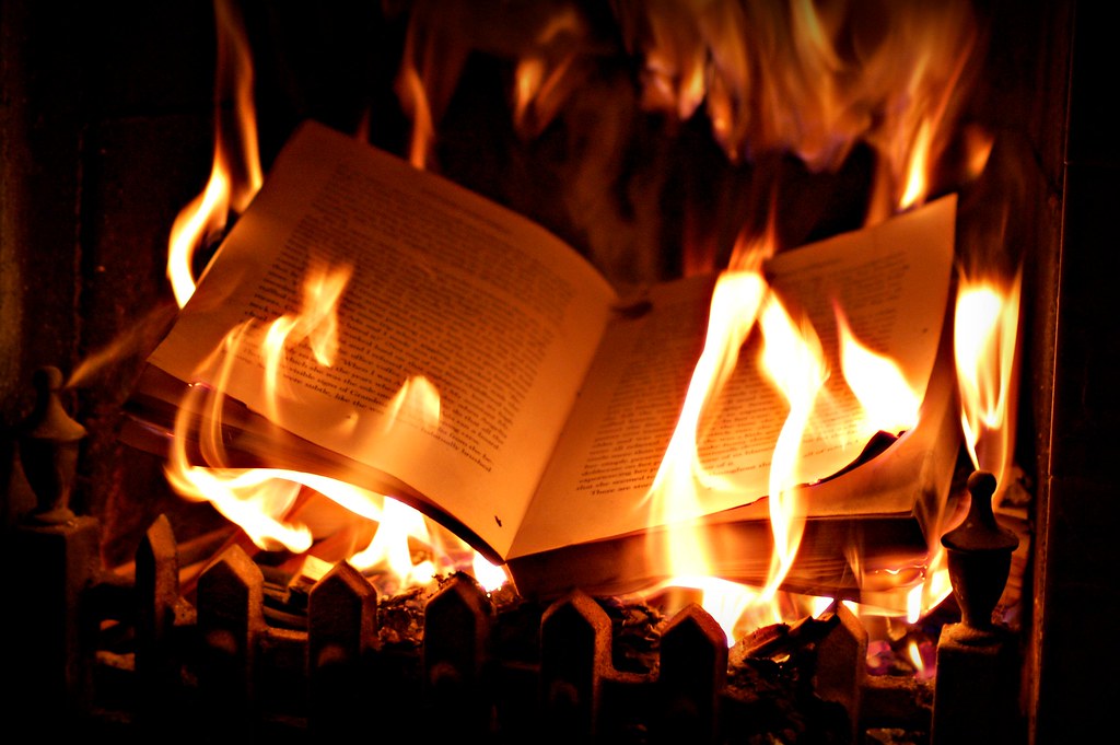Burning book Photos taken for an up and coming assignment … Flickr