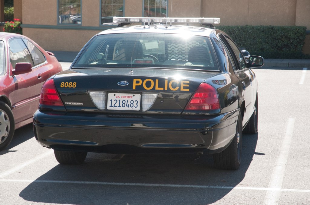 Dixon Police Back Dixon police car parked. Brian Imagawa Flickr