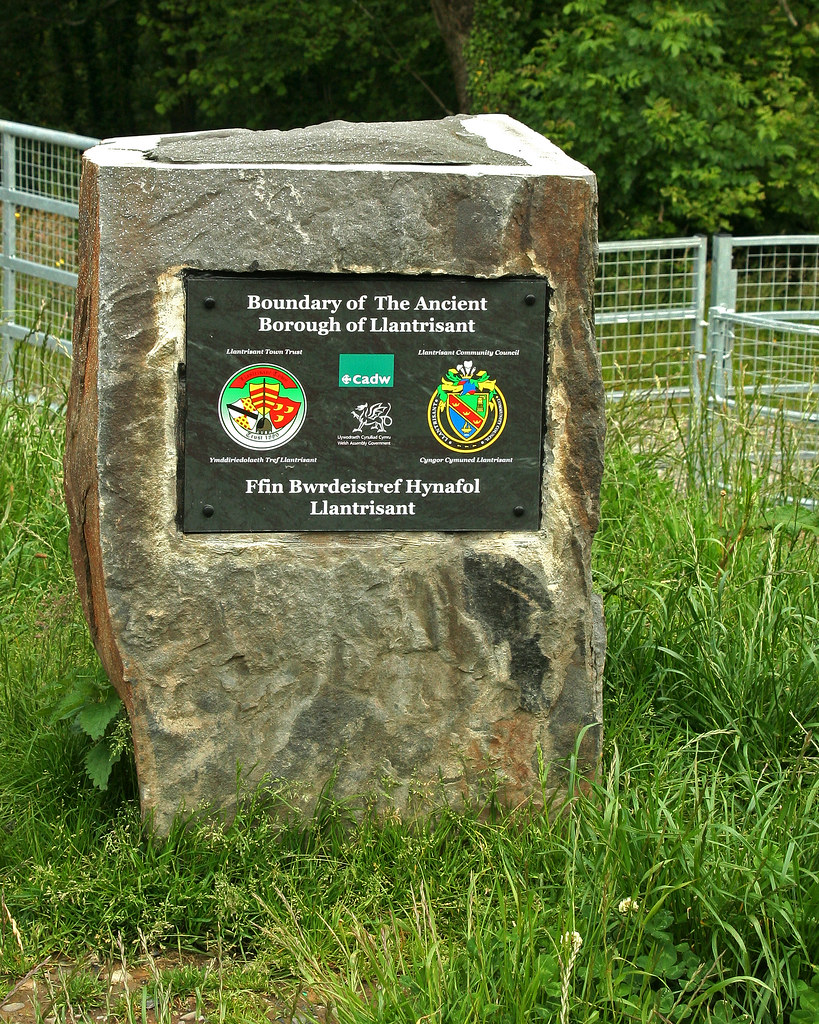 Cross Inn. Llantrisant Boundary Stone One of the Llantrisa… Flickr