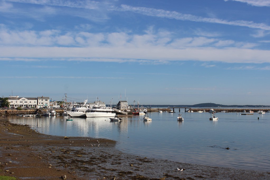 Plymouth Harbor at low tide Plymouth Massachusetts Harbor … Flickr