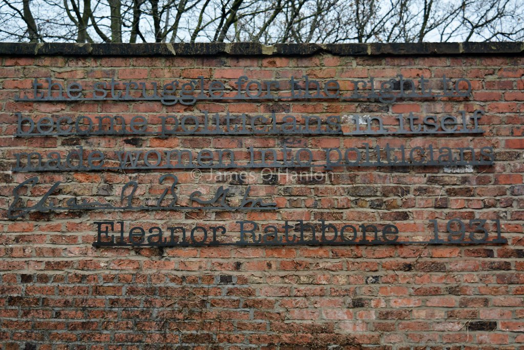 2nd quote Eleanor Rathbone Artwork Unveiling, Greenbank Pa… Flickr