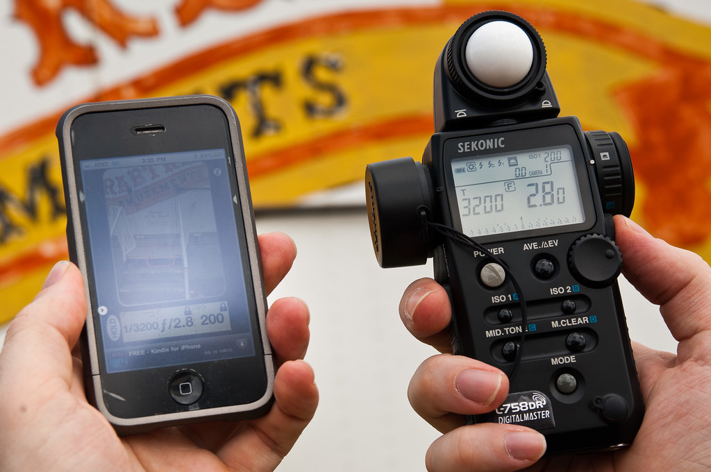 iPhone vs. Sekonic So a friend of mine and I were talking … Flickr