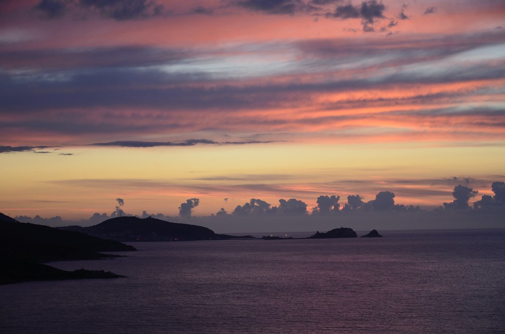 Coucher de Soleil sur L'Ile Rousse Ile Rousse Haute