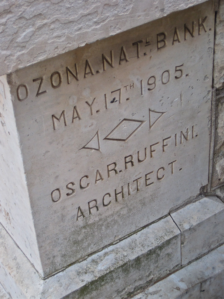 Ozona National Bank, Ozona, TX Cornerstone of the old Ozon… Flickr