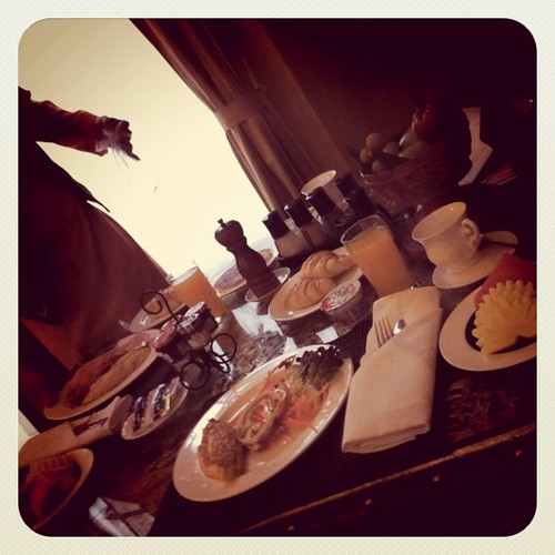 Room service breakfast before today's sightseeing adventur… Flickr