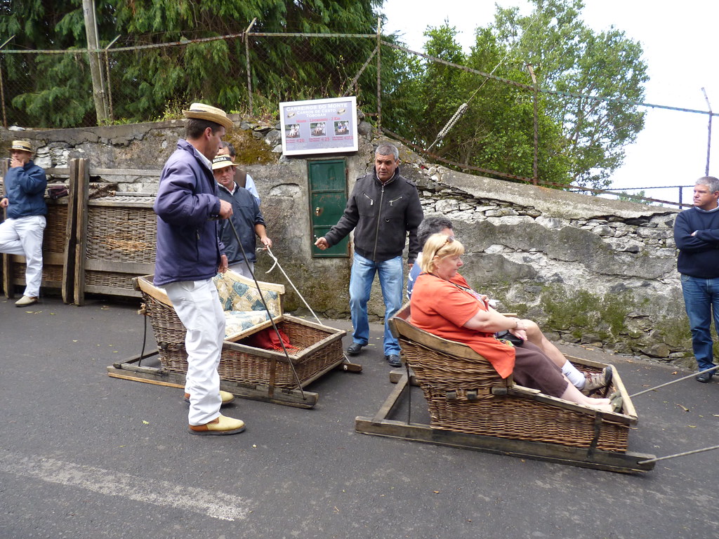 Sledge ride at Monte, Funchal, Madeira, Portugal David & Cheryl M