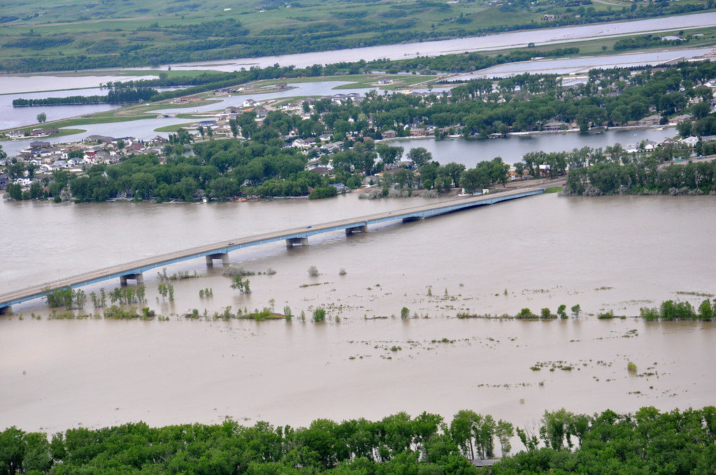 Aerial Missouri River Garrison Dam 59 Aerial view of the M… Flickr