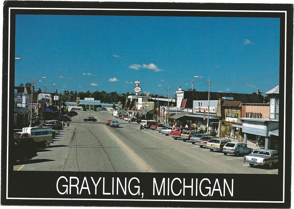 NE Grayling MI Downtown Stores and Businesses including Mc… Flickr