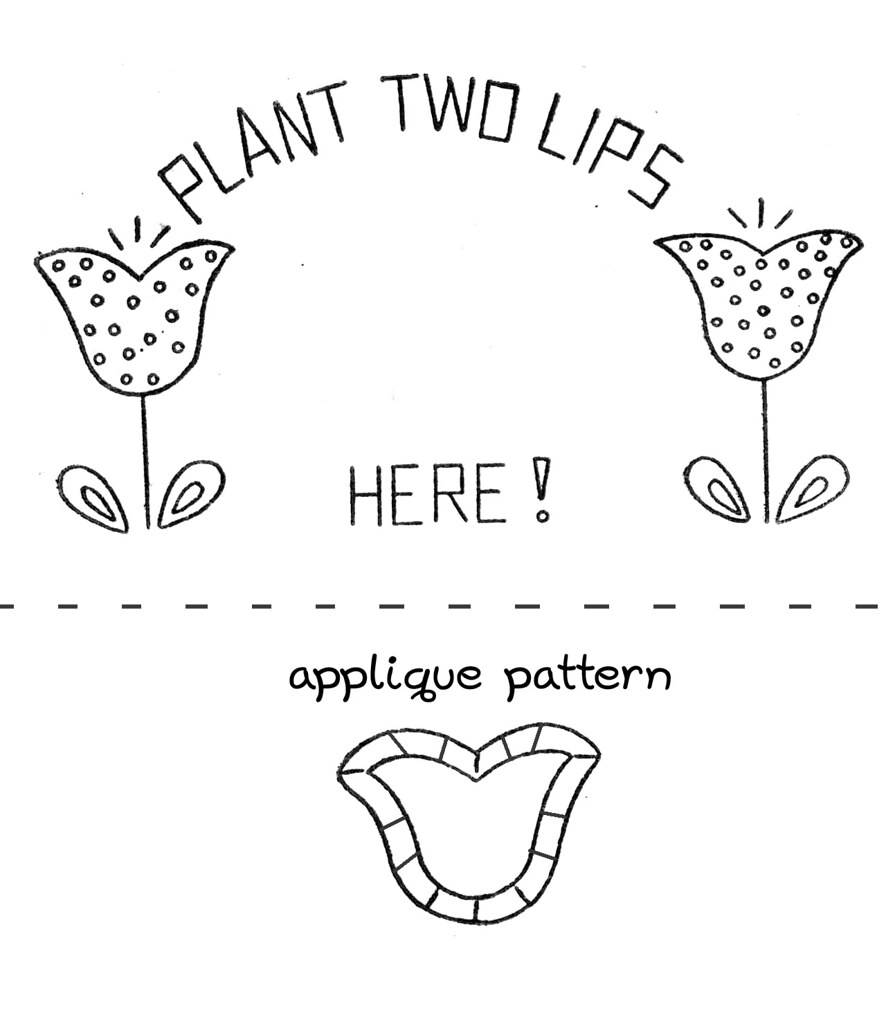 Tea Towel pattern | Here's a cute vintage tea towel pattern … | Flickr