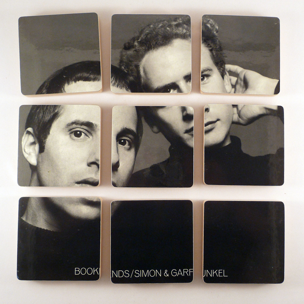 Simon & Garfunkel, Bookends Album Art Handcrafted in USA. … Flickr
