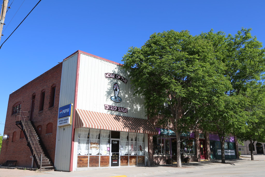 Potter Nebraska, Cheyenne County NE Google Map Wikipedia Bruce