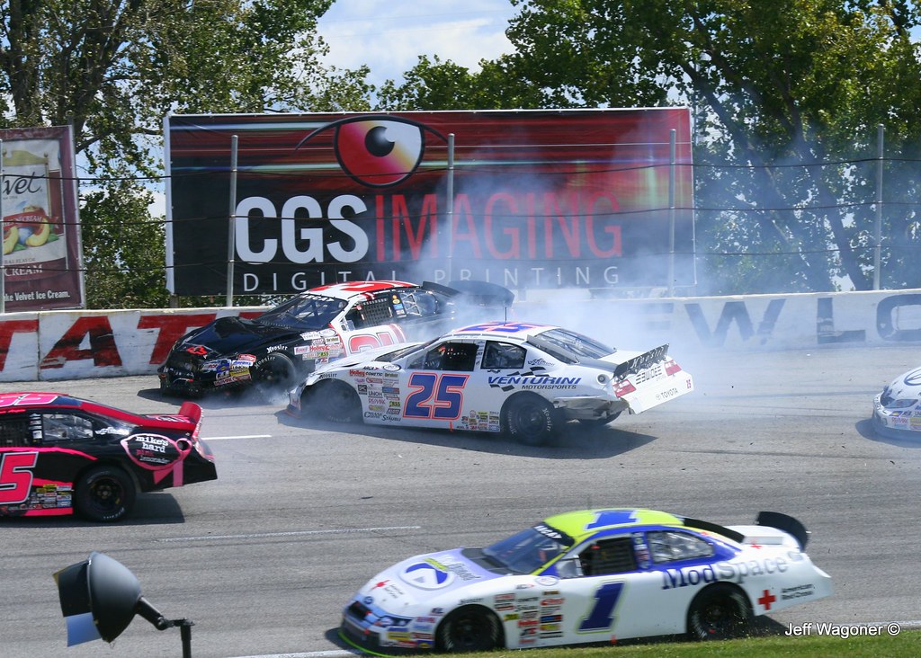 2010 Northwest Ohio Ford Dealers 200 MultiCar Wreck(3), T… Flickr