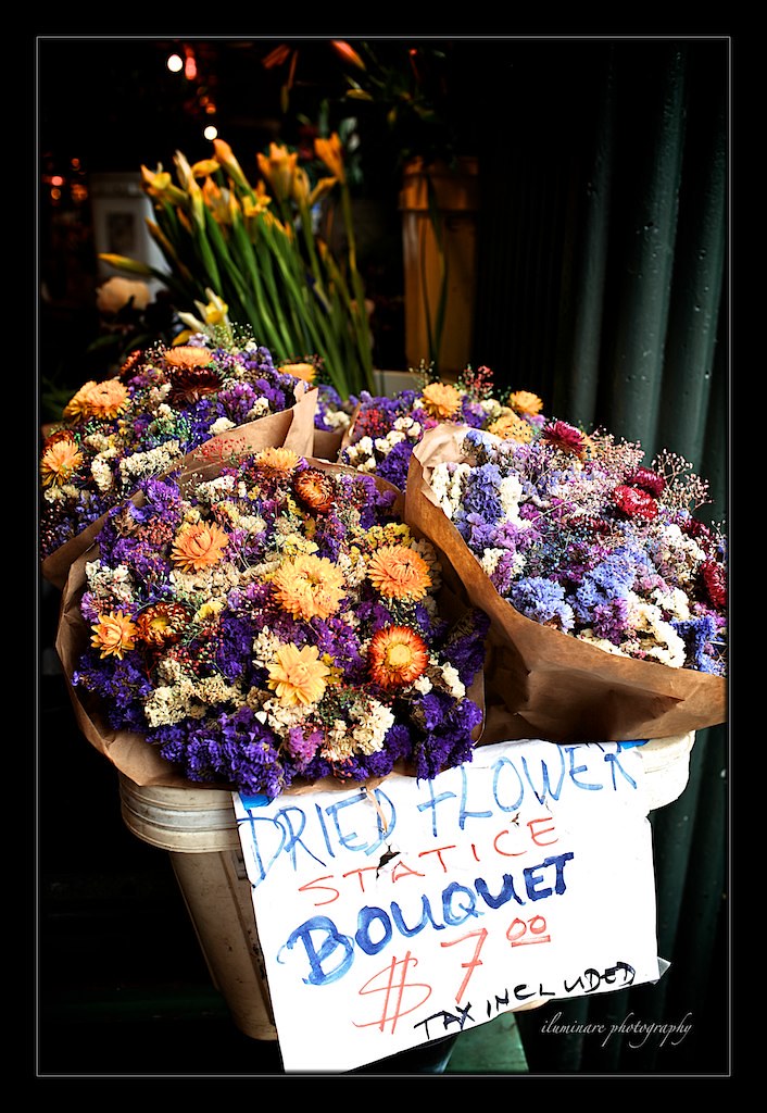 Lovely Dried Flowers at the Pike Market Place There are lo… Flickr