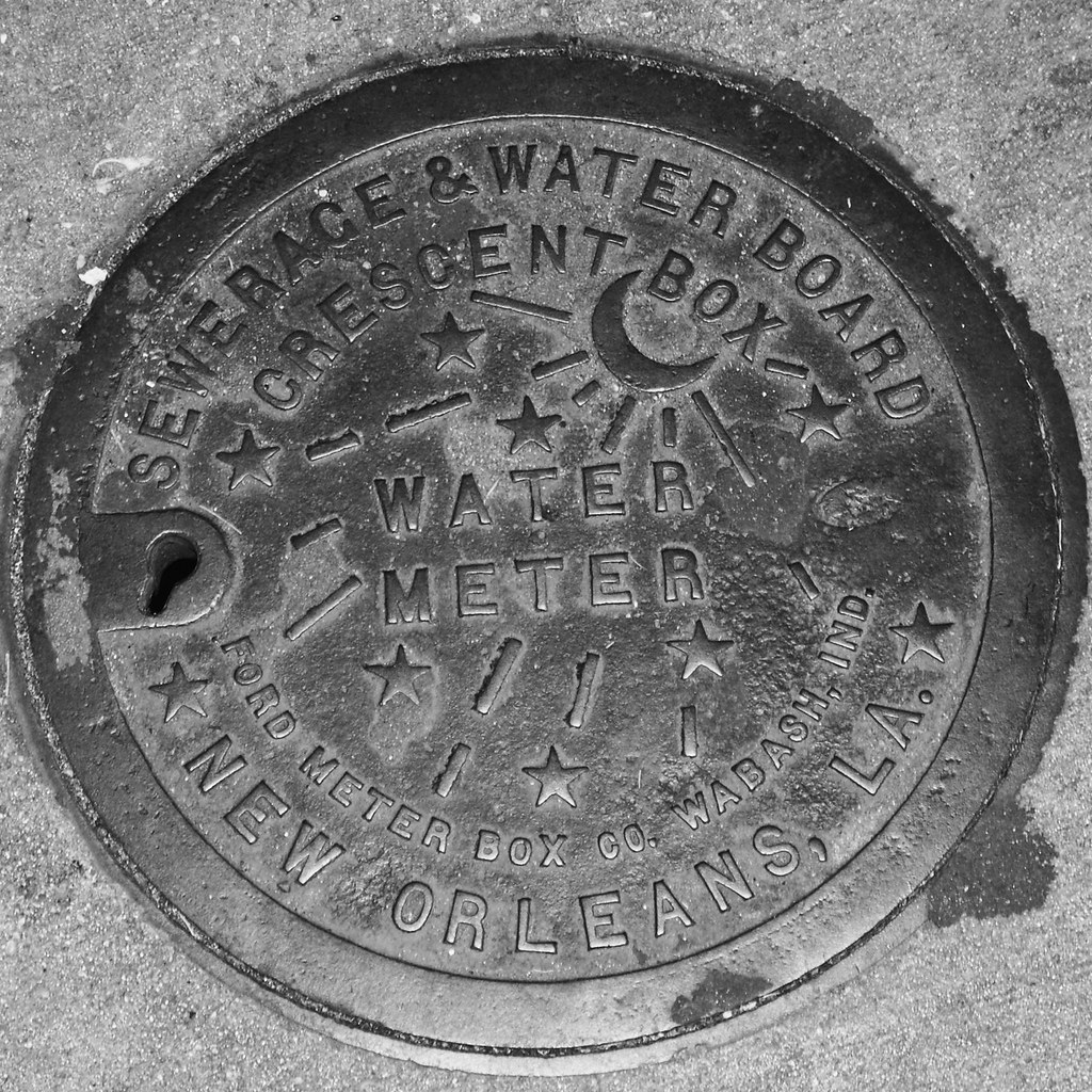New Orleans Water Meter Cover Life with a view Flickr