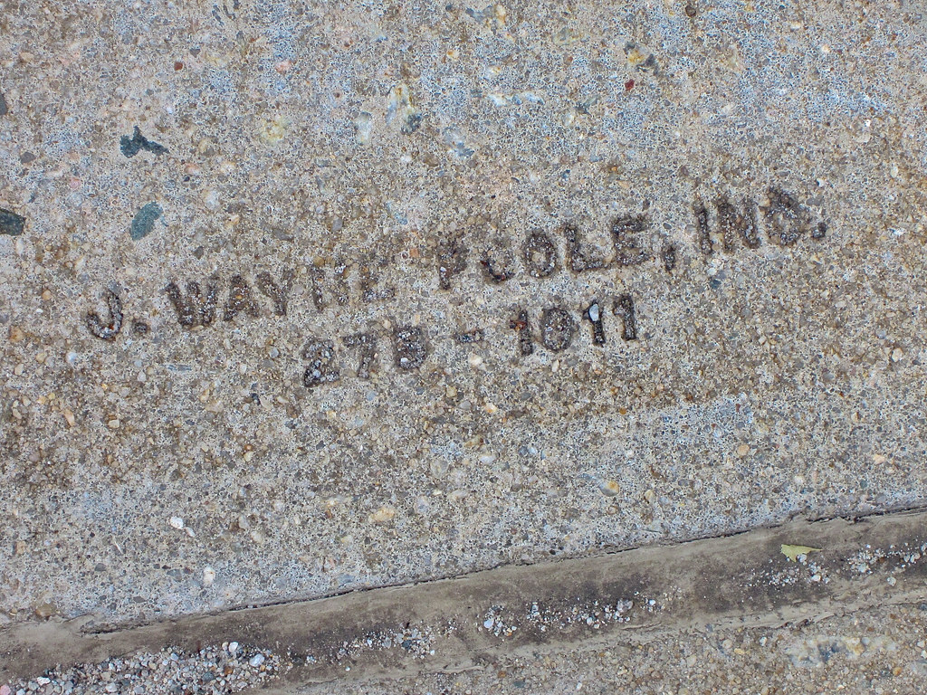 J. Wayne Pool, Greensboro, NC Contractor stamp in a Greens… Flickr