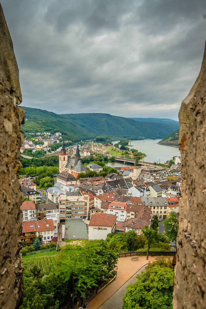 Bingen Germany and Rhein River viewed from the Castle Towe… Flickr