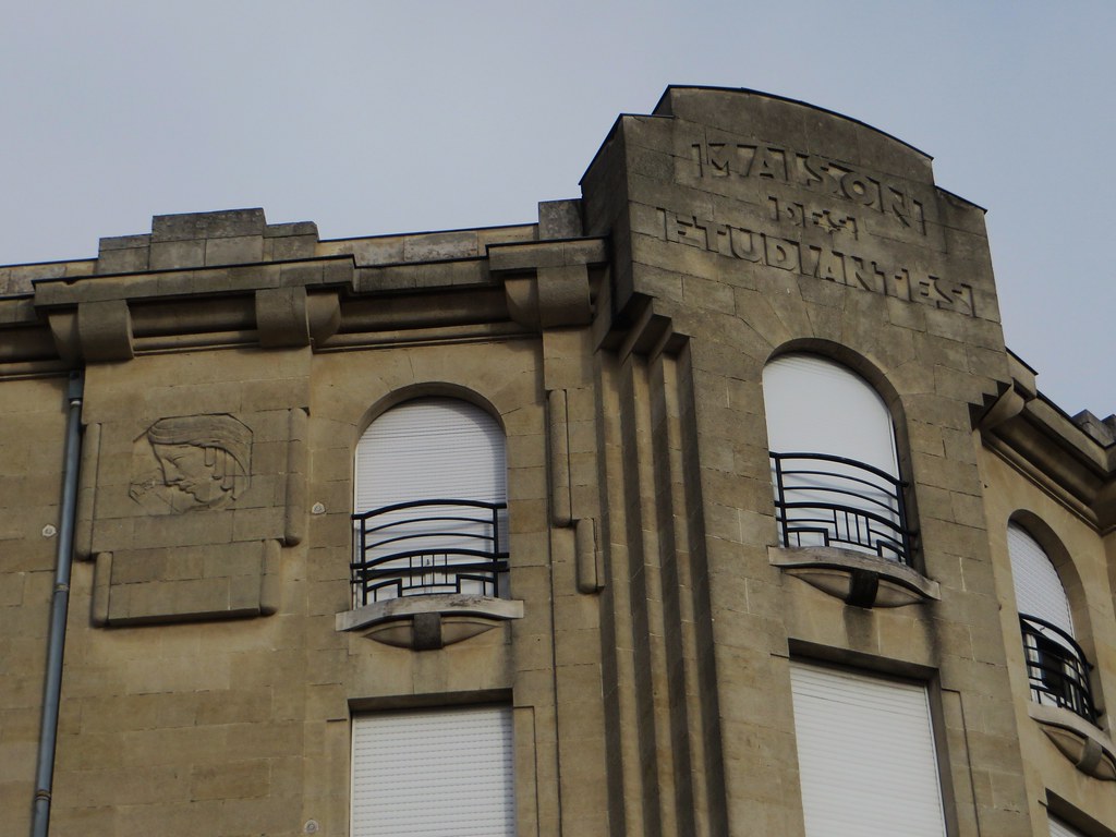 Maison Des Etudiantes Style Art Deco Rue Ligier Bordeau Flickr
