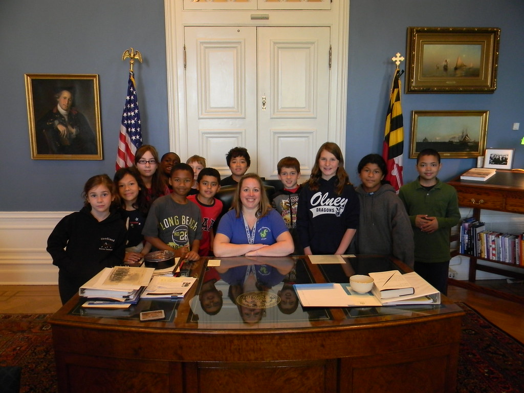Olney Elementary School 4th Graders Visit Governor Flickr