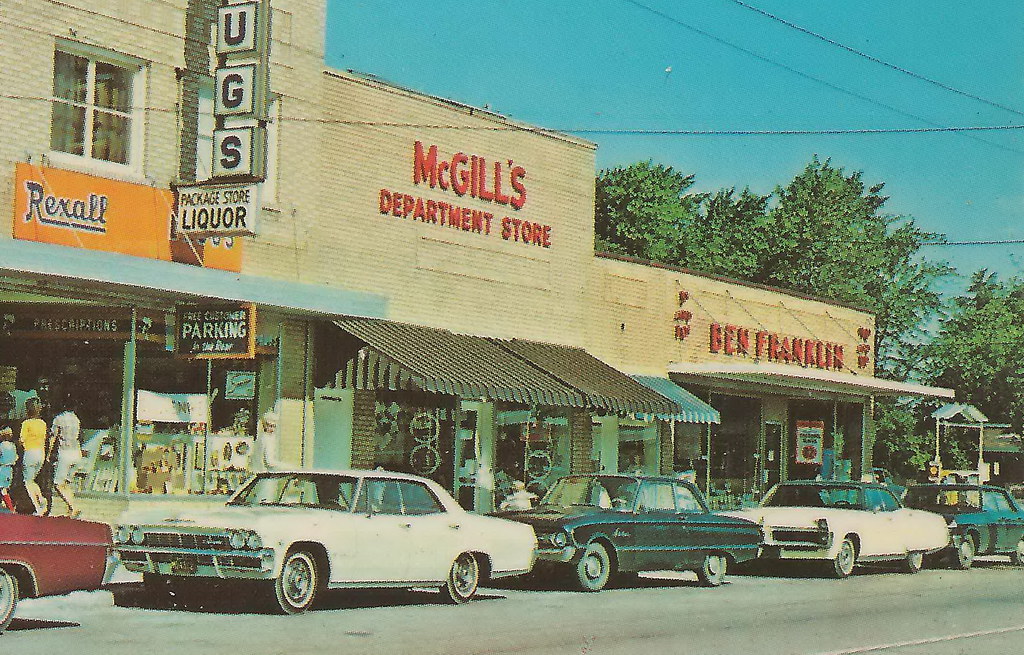 NE Oscoda MI 1960s Downtown Stores Businesses GILBERTS REX… Flickr