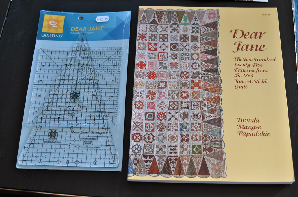 Dear Jane quilt book & rulers Penny Poppleton Flickr
