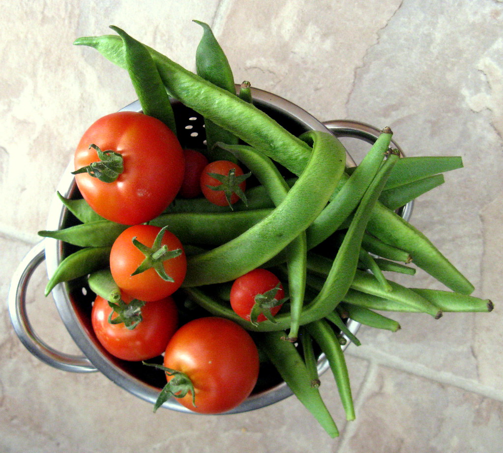 Beans and Toms The produce is coming to an end, but still … Flickr